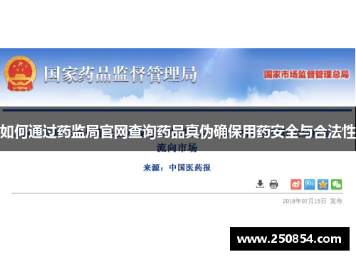 如何通过药监局官网查询药品真伪确保用药安全与合法性
